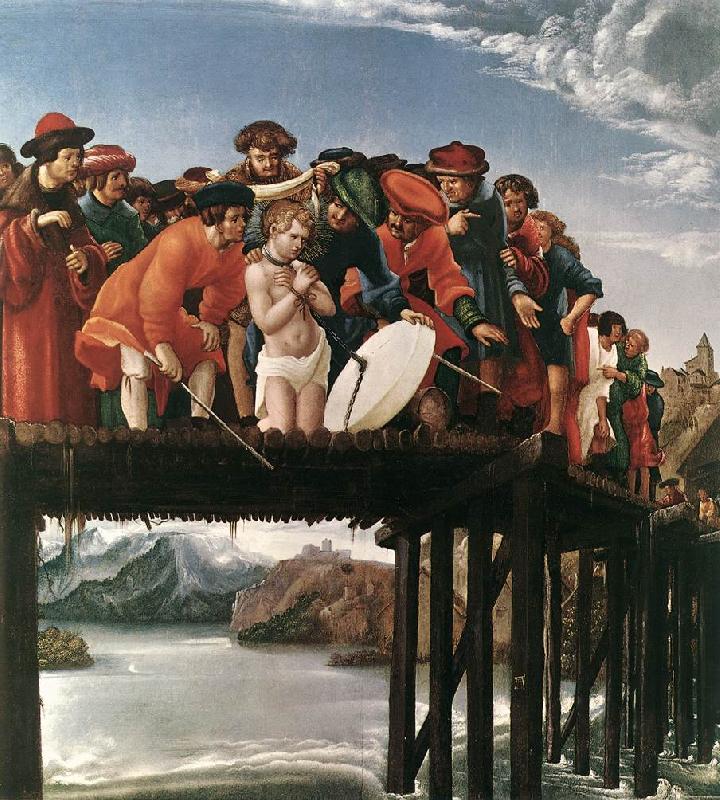 ALTDORFER, Albrecht The Martyrdom of St Florian Sweden oil painting art